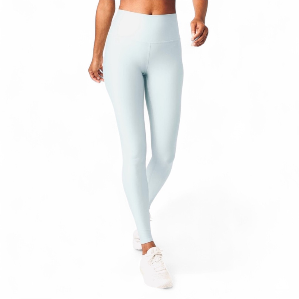 Alo Yoga Airlift Leggings Chalk Blue High Waist Sculpting 7/8 Athletic Yoga L